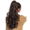 Piranha Hair Extension Identical Human Hair, Accepts Flat Iron, Light Brown, Wavy