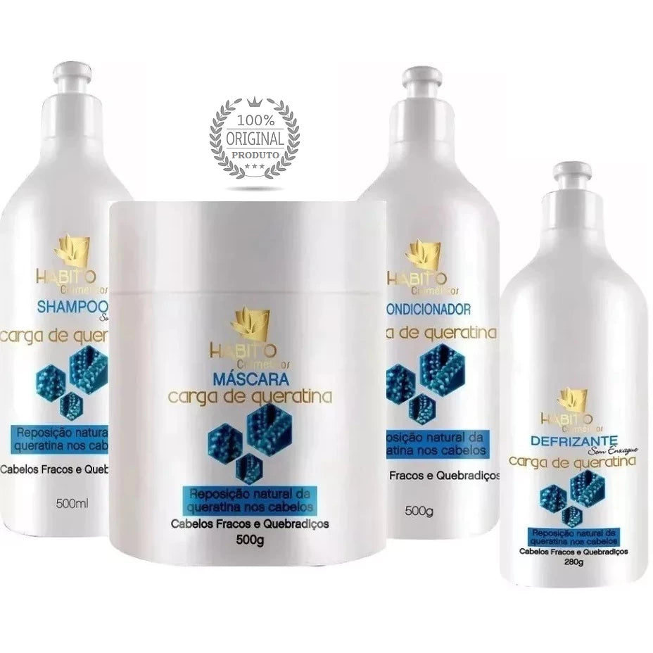 Kit with 3 Forever Liss Hair Faint Masks 350G