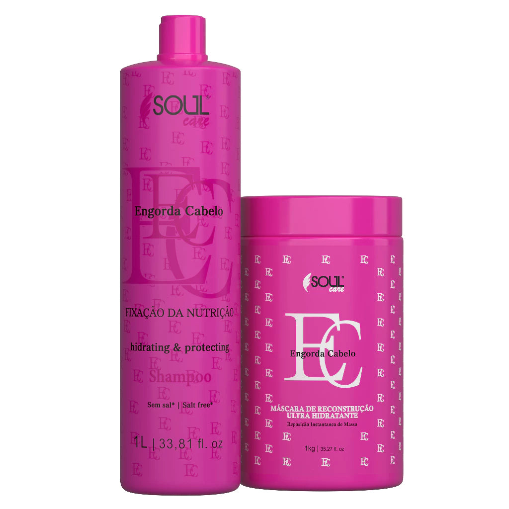 Professional Reconstruction Fattening Hair 1 Kg Shampoo and Mask Hair Schedule
