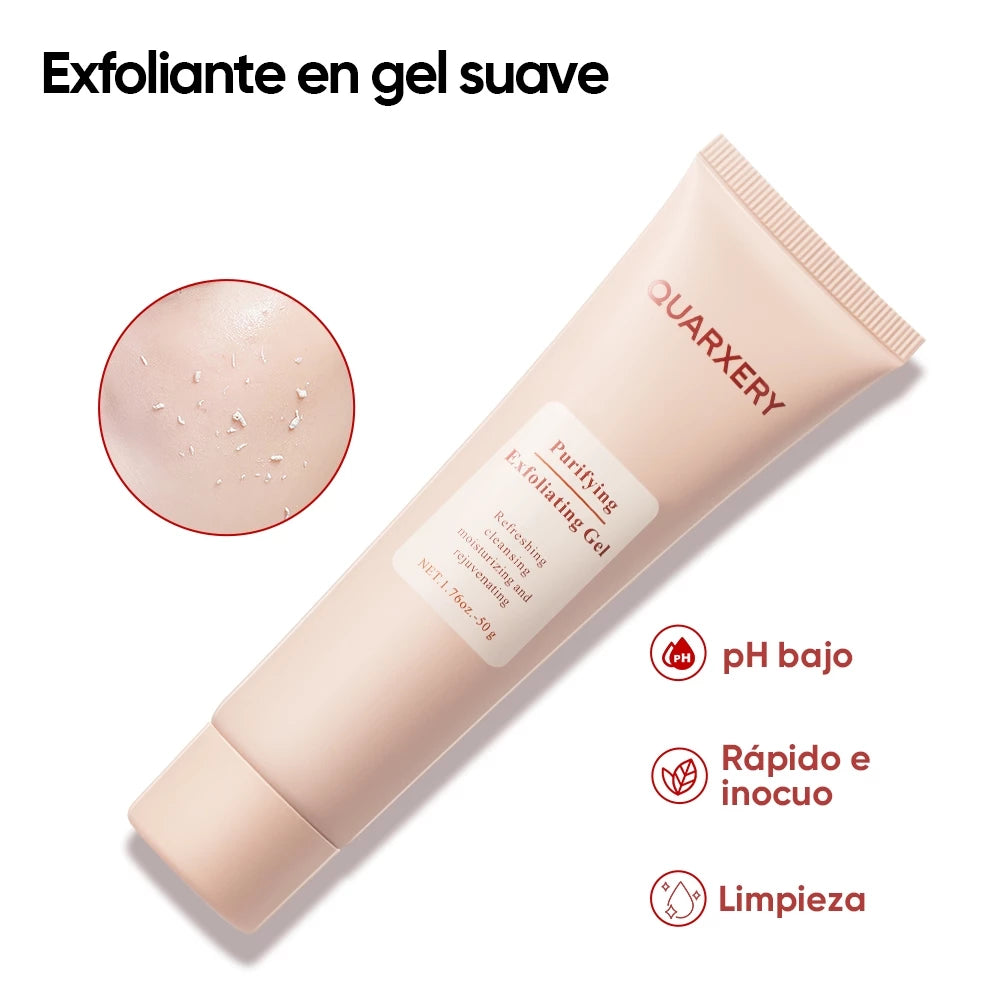 QUARXERY Esfoliante Facial e Corporal - Gel de Limpeza Purificante
