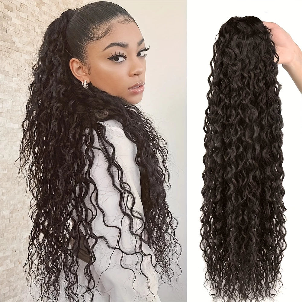 Rabo de Cavalo Cacheado Deep Wave Bio Orgânico Hair Aspecto Humano