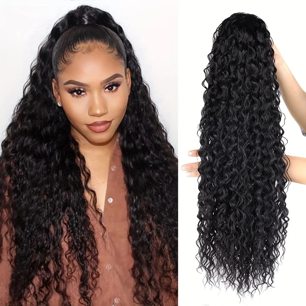 Rabo de Cavalo Cacheado Deep Wave Bio Orgânico Hair Aspecto Humano