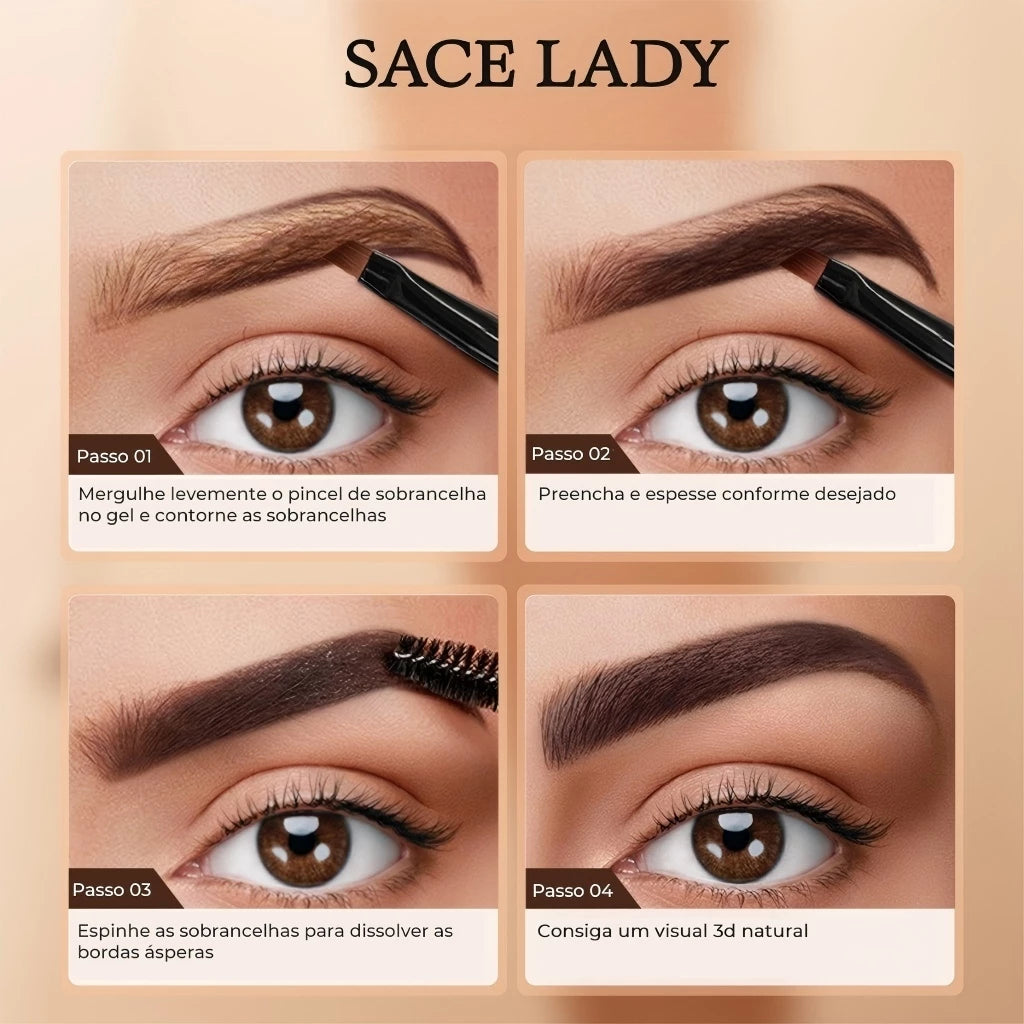 SACE LADY Gel Eyebrow Pencil – Waterproof and Long Lasting