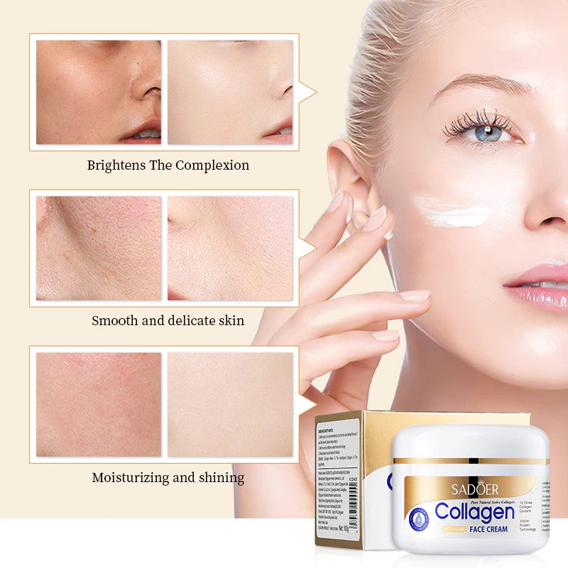 ADOER Collagen Cream – Anti-Aging, Skin Lightening, Dark Spots & Moisturizing
