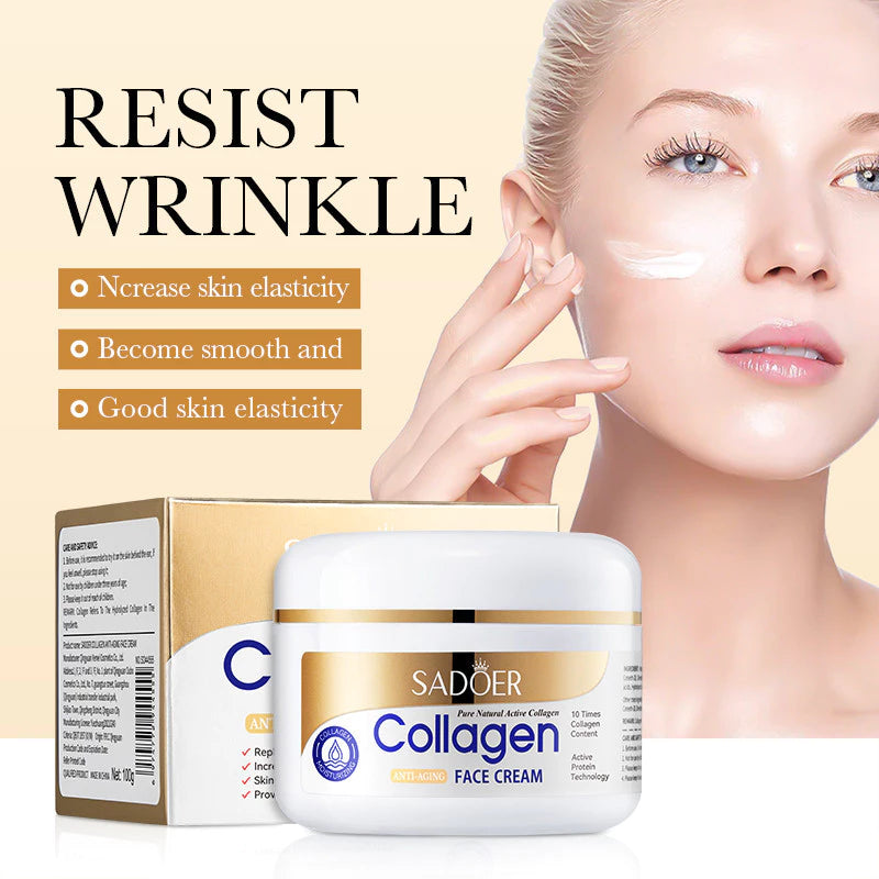 ADOER Collagen Cream – Anti-Aging, Skin Lightening, Dark Spots & Moisturizing