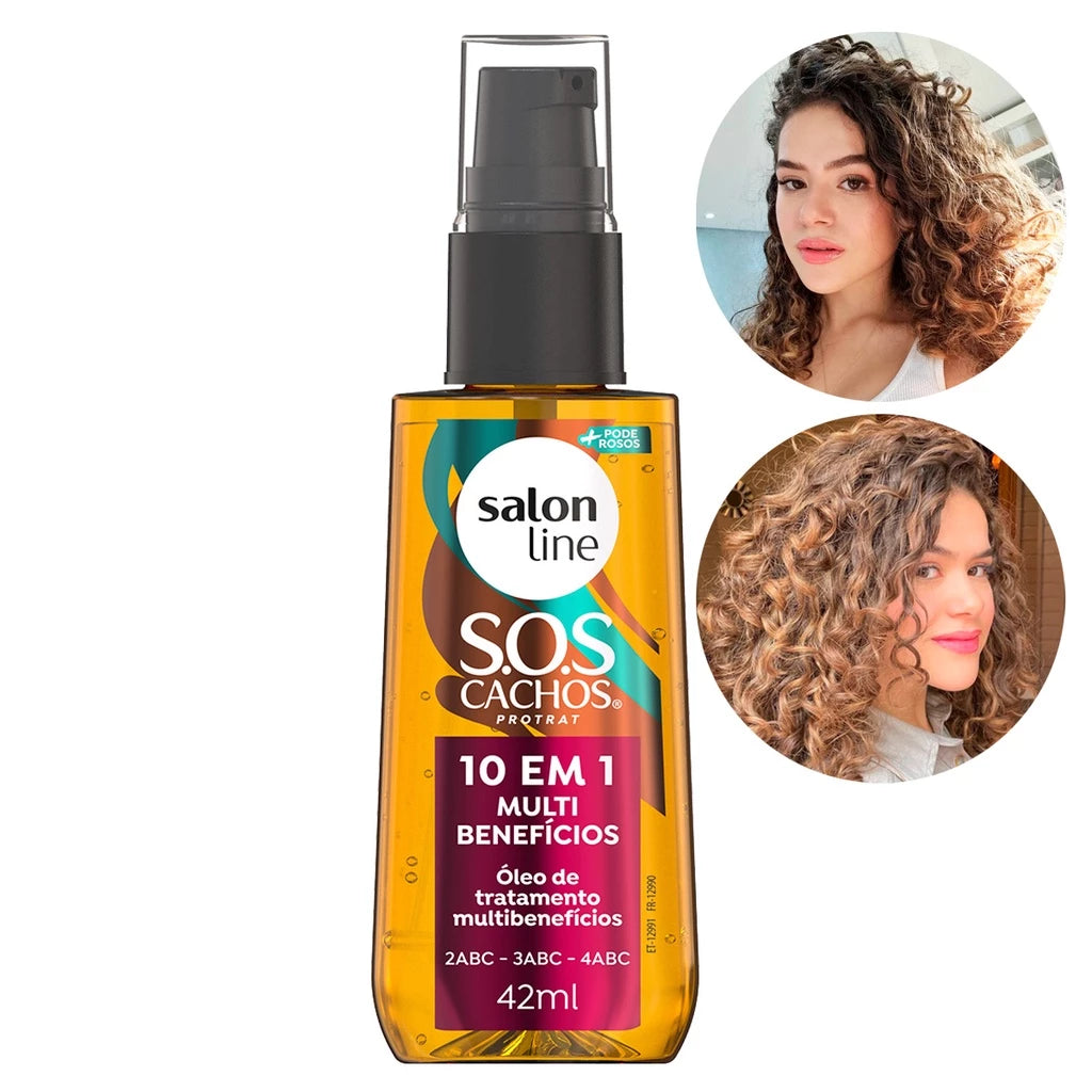 ALON LINE SOS Curls 10 in 1 Multibenefit Oil 42ml