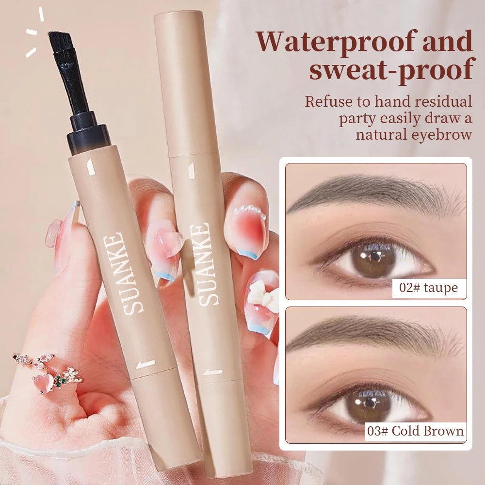 SUAKE 3D Brow Tint Gel-Waterproof, Smudge-proof, Hair-like, Long-lasting Setting Makeup
