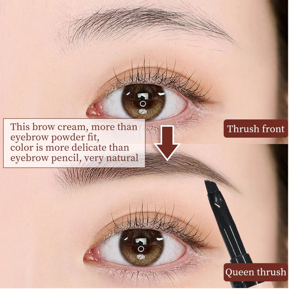 SUAKE 3D Brow Tint Gel-Waterproof, Smudge-proof, Hair-like, Long-lasting Setting Makeup