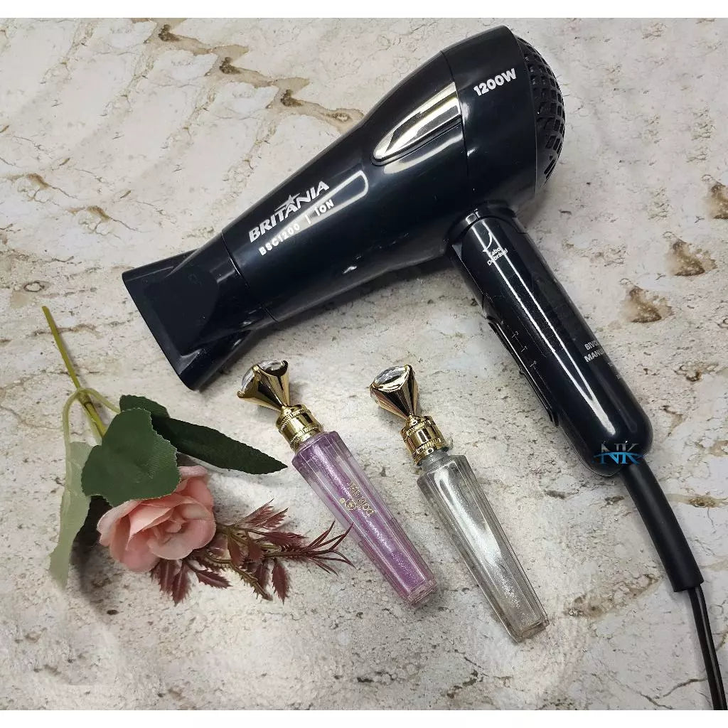 Britânia Ion 1200W Folding Travel Hair Dryer with Curl Diffuser