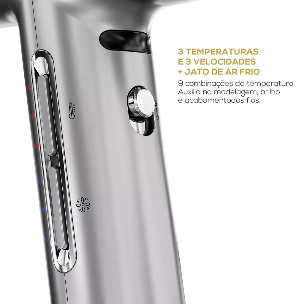 Secador de Cabelos Britânia Mais Silencioso 1600W BSC3400