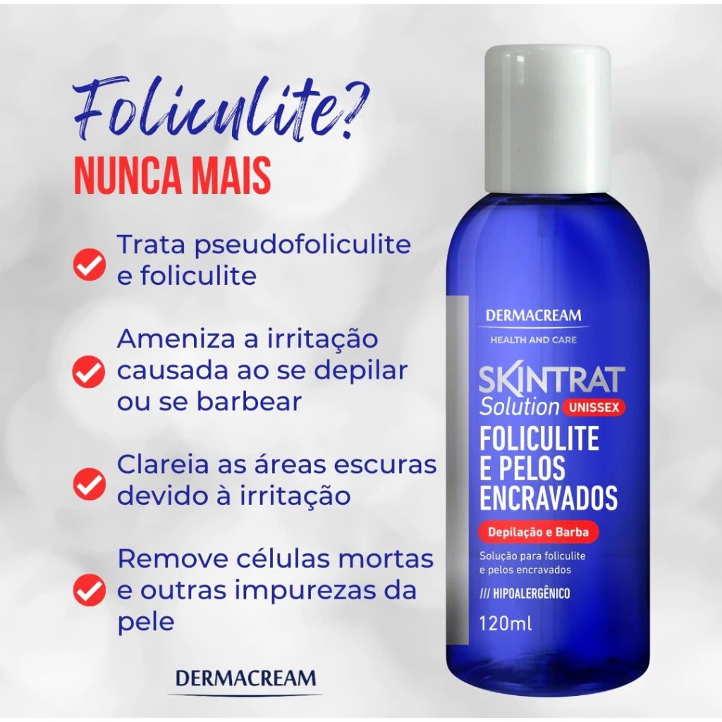 Skintrat Unisex Dermacream 120ml – Folliculitis, Ingrown Hair, Hair Removal & Aftershave