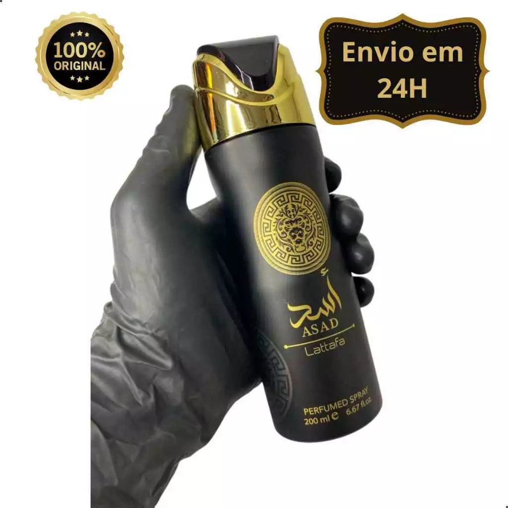 Spray Corporal Árabe Lattaffa Asad Masculino Body Splash