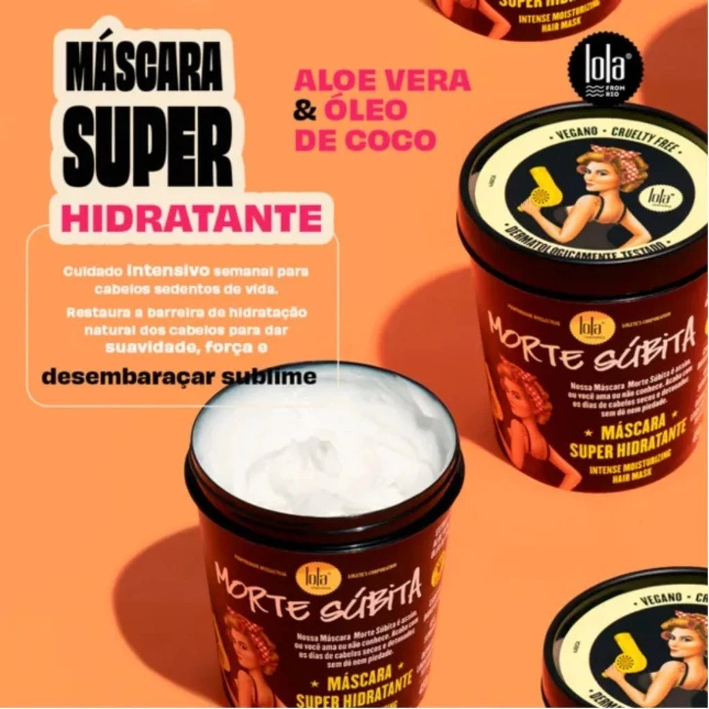 Lola Cosmetics Máscara Morte Súbita 450g + Óleo Prime Marrocos Grátis