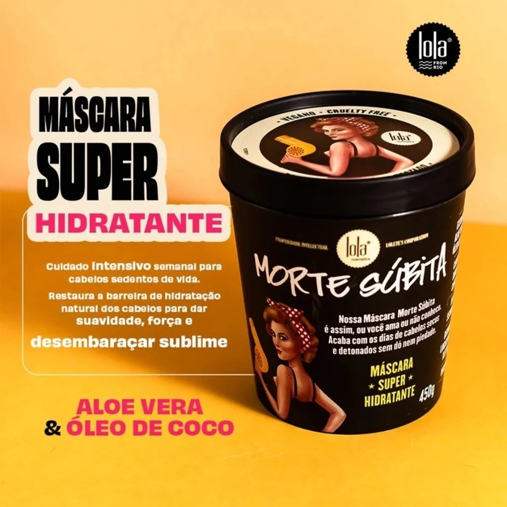 Lola Cosmetics Máscara Morte Súbita 450g + Óleo Prime Marrocos Grátis