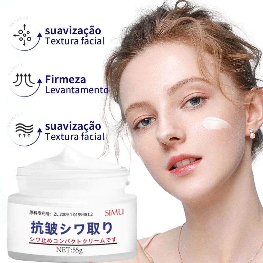 Creme Anti-Rugas Tecnologia Japonesa 28 Dias - Retinol, Firmador e Rejuvenescedor Facial