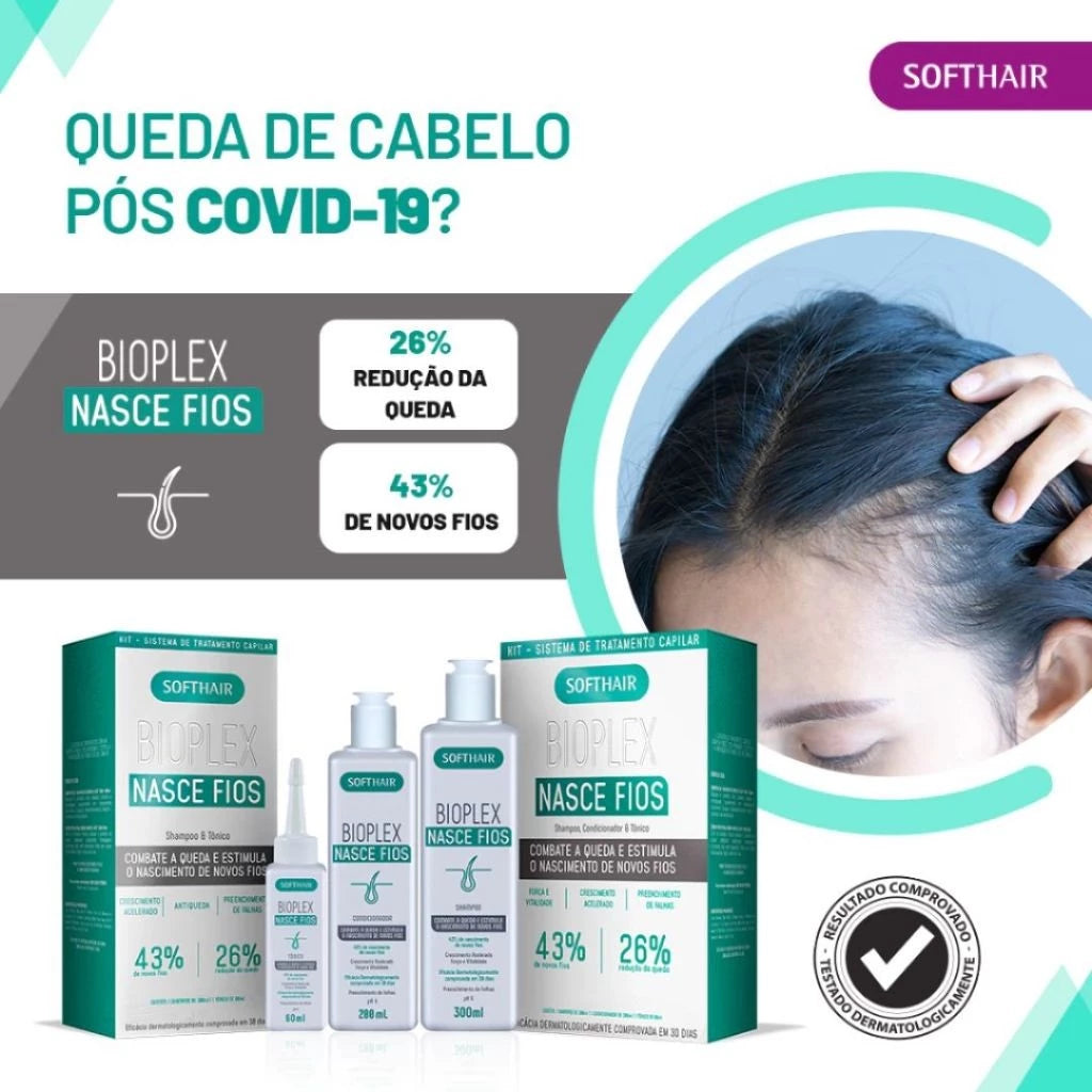 Tônico Bioplex Nasce Fios Soft Hair 60ml