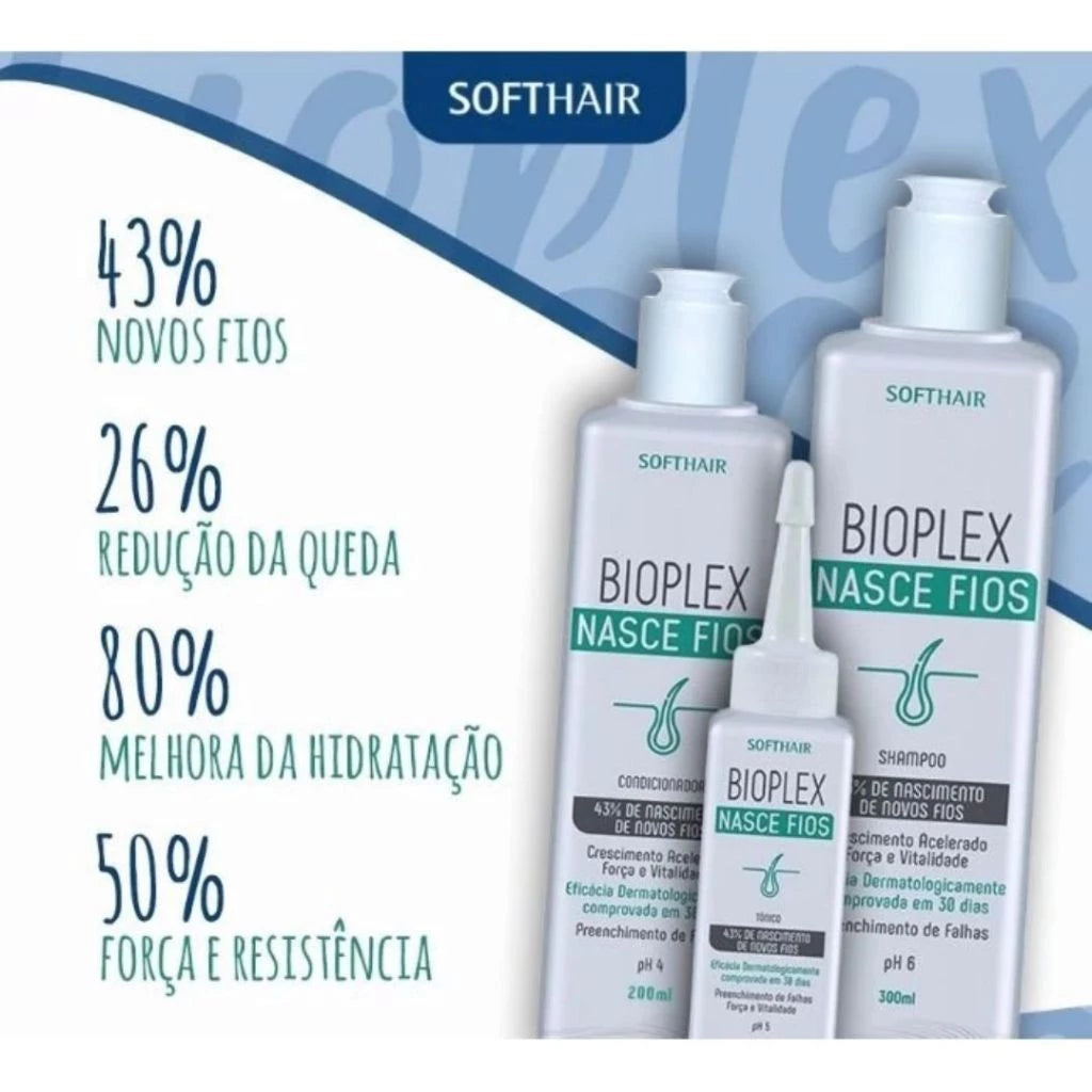 Tônico Bioplex Nasce Fios Soft Hair 60ml