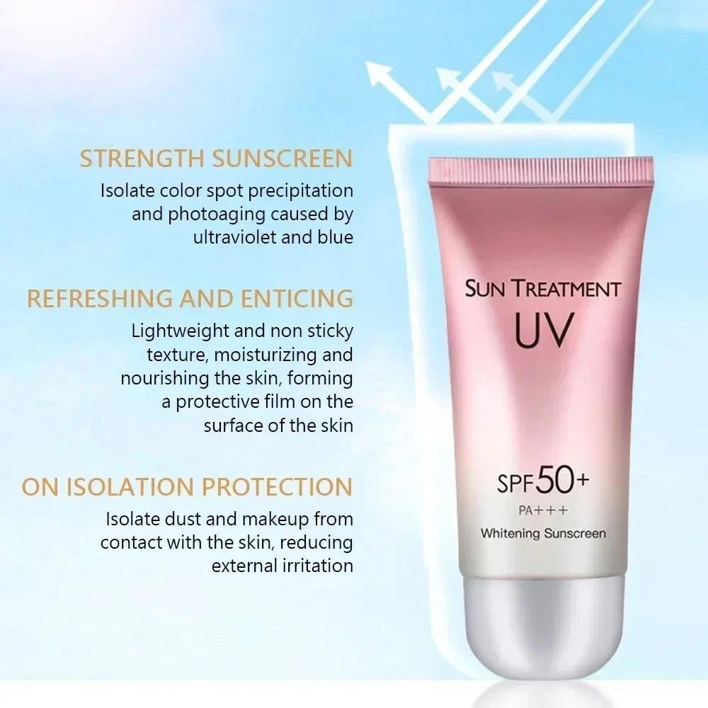 Waterproof Body Sunscreen SPF 50+++ 60ml — Skin Lightening & Protective Cream