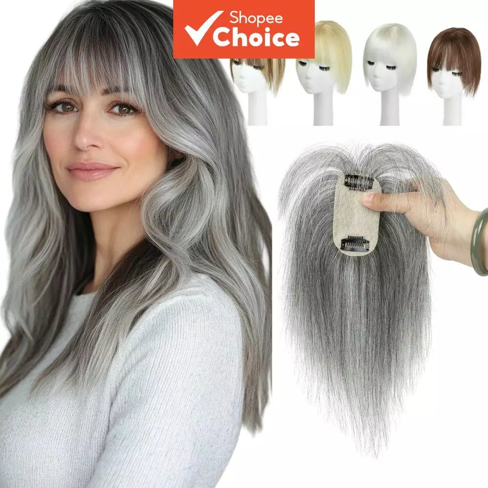 Women's Wigs & Hair Extensions Topper 5x9cm Short Volume Boost Copper White