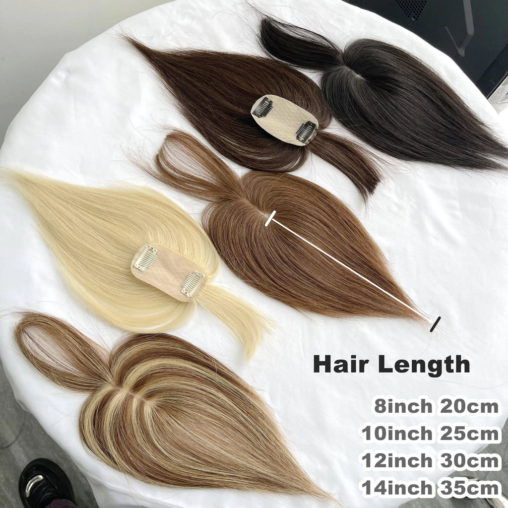 Women's Wigs & Hair Extensions Topper 5x9cm Short Volume Boost Copper White