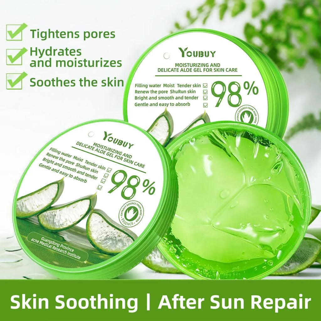 Youbuy Aloe Gel – Moisturizing & Facial Brightening Skin Care – 300g