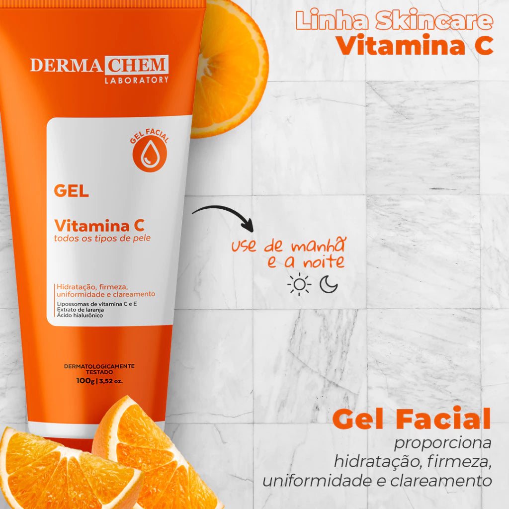 Kit Skincare — Rotina Clareadora com Vitamina C (4 Itens)