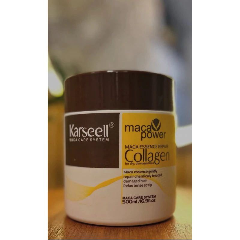 Kit Karseell Shampoo 1L + Condicionador 1L + Máscara 500g