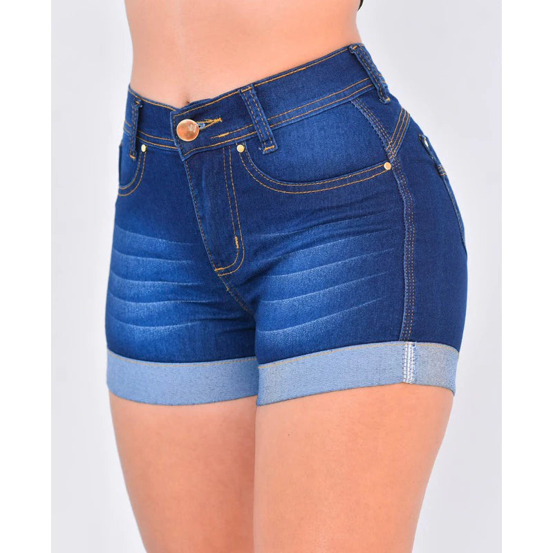 Kit with 20 Women's Lycra Denim Shorts - Wholesale Price for Resale