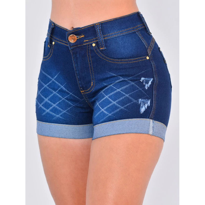 Kit with 20 Women's Lycra Denim Shorts - Wholesale Price for Resale