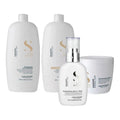 Kit Alfaparf Semi Di Lino Diamond - Shampoo, Condicionador, Máscara e Spray