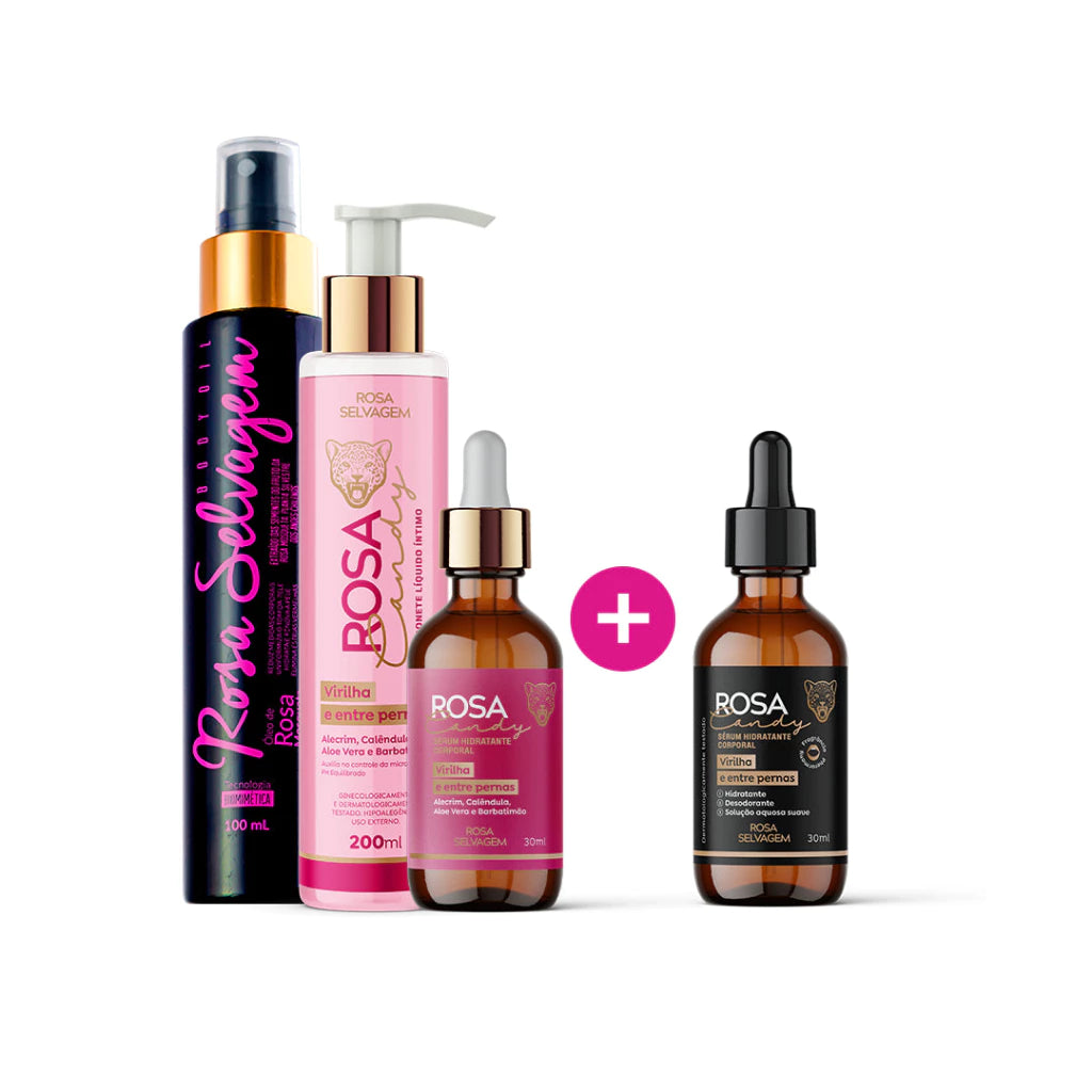 Kit da Mirella - Clareador Íntimo Rosa Candy