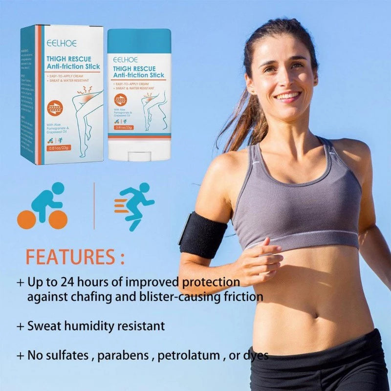 Anti-Chafing Slip Thigh Rescue Cream — Prevention for Women and Running