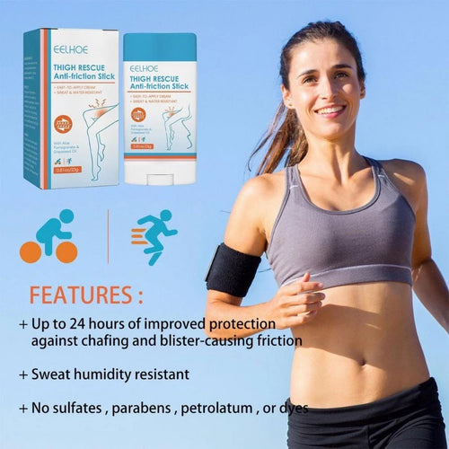 Anti-Chafing Slip Thigh Rescue Cream — Prevention for Women and Running